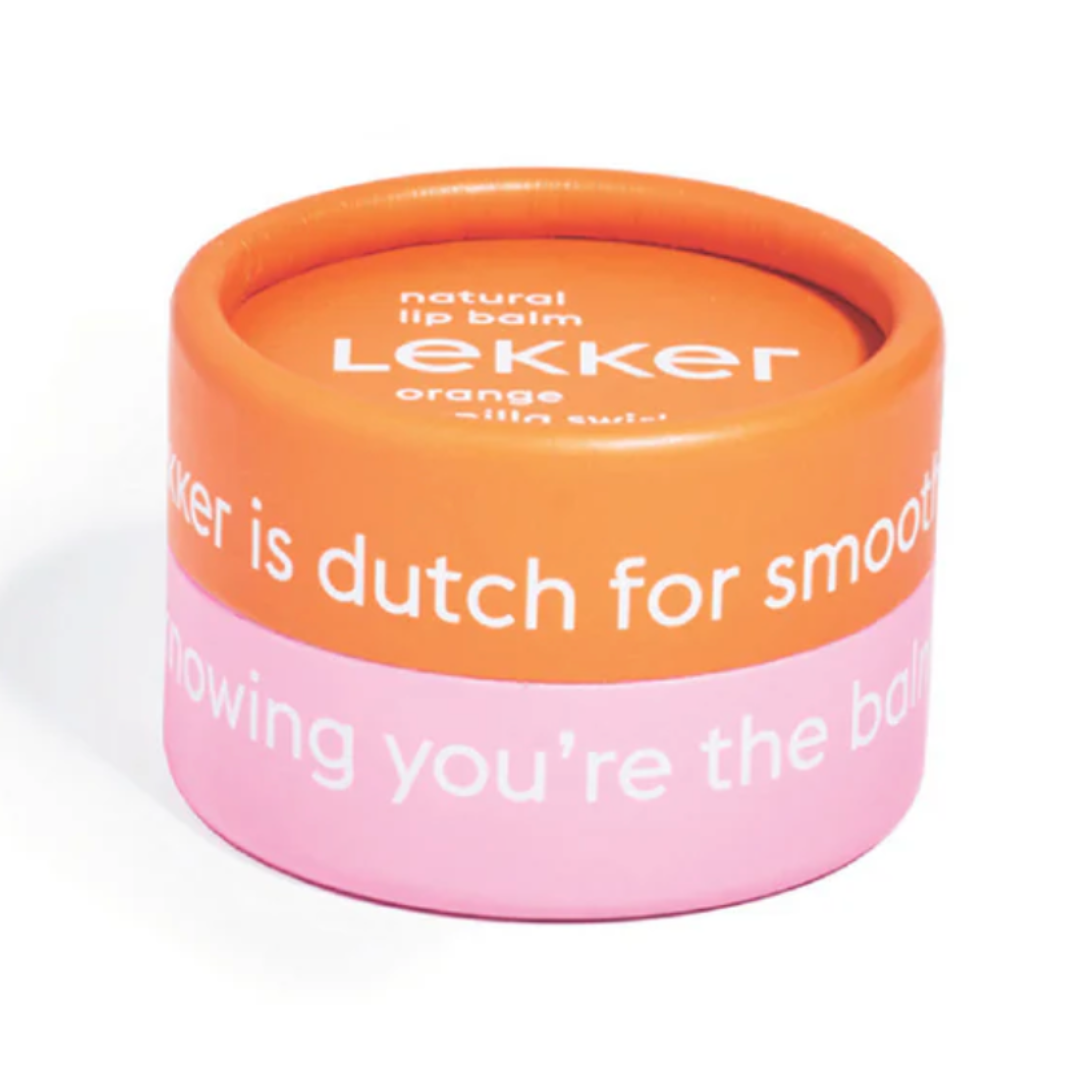 Lekker huulepalsam Orange Vanilla Swirl 8g
