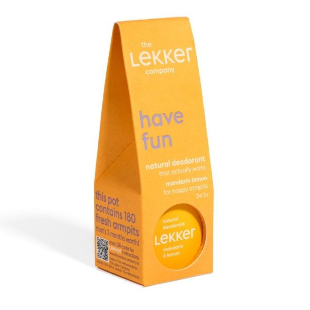 Lekker Have Fun looduslik ja plastikuvaba deodorant mandariini ja sidruniga 30g