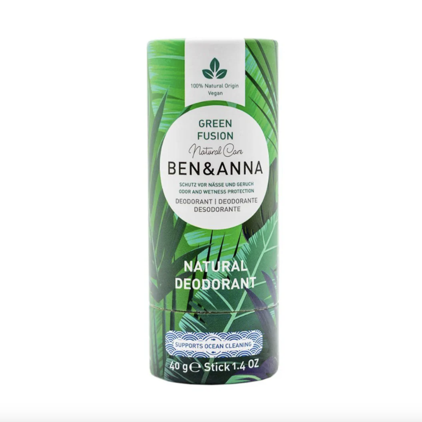 Ben&Anna Pulkdeodorant Green Fusion, 40 g