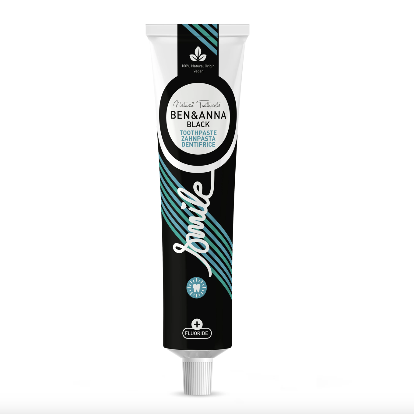 Ben&Anna Hambapasta aktiivsöega Black, 75 ml