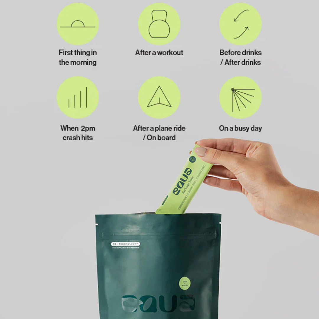 Equa Recharge Tonic sidrun ja roheline tee