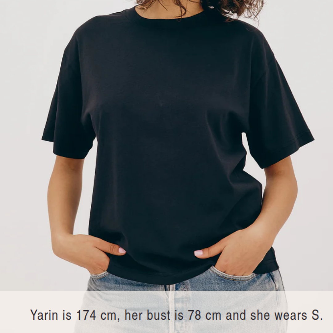 Organic Basics True Boxy T-särk must