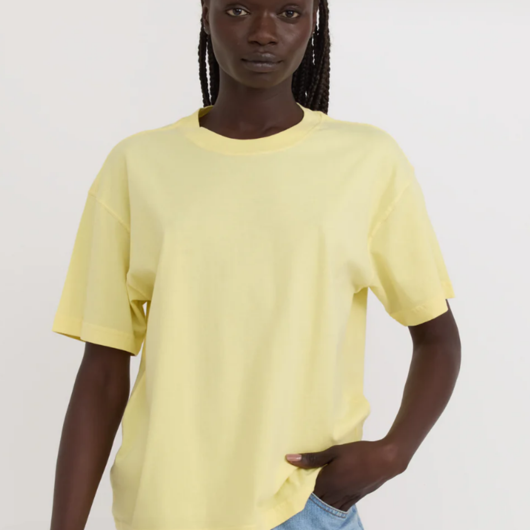 Organic Basics True Boxy T-särk hele sidrun